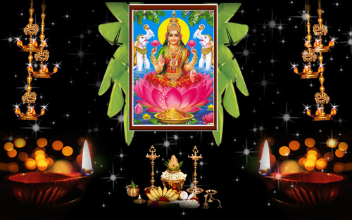 Information about goddess lakshmi  of wealth and beauty lakshmi devi pooja phalam,pooja vidhanam and more